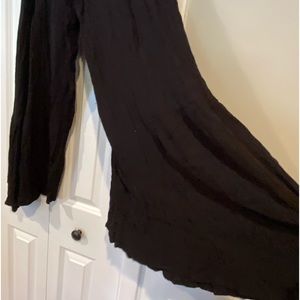 Fabulous Boho essential black cotton Gauze wide leg pants!!